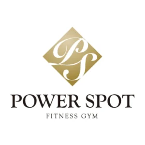 Gold diamond monogram logo with the letters P and S, representing Power Spot Fitness Gym.